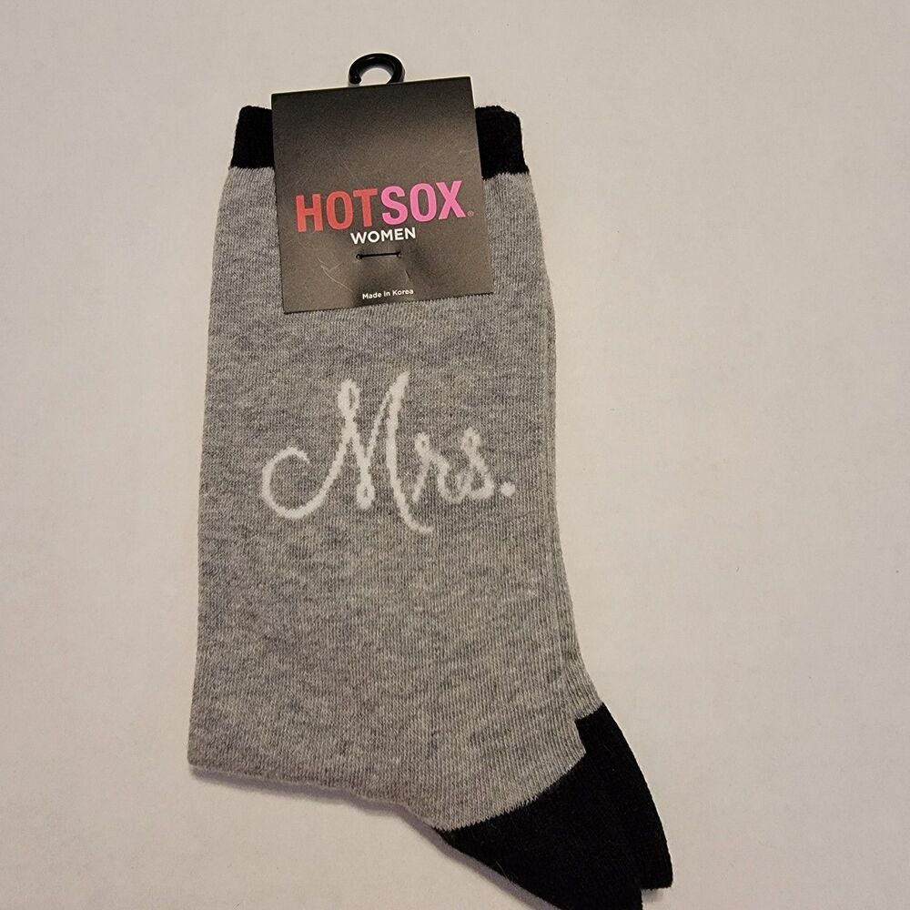 Hot Sox For Women Graphic Mrs. - Sock Size 9-11 NWT